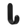 Normann Copenhagen Curve haak, zwart< Haken & Hangers