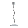 Cooee Design Curved kandelaar 23 cm, Pale blue< Kandelaars