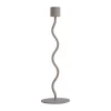 Cooee Design Curved kandelaar 26 cm, Taupe< Kandelaars