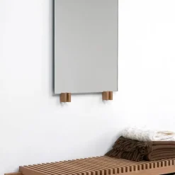 Fritz Hansen Cutter spiegel, Eikenhout< Wandspiegels