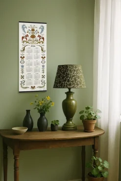 Almedahls Dalahäst kalender 2026, 35x90 cm< Kalenders & Notitieboeken
