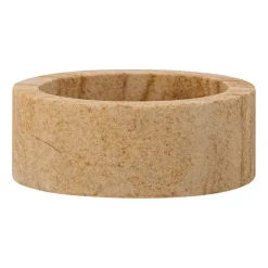Bloomingville Dalin kandelaar-waxinelichtjeshouder Ø9 cm, Zandsteen< Kandelaars