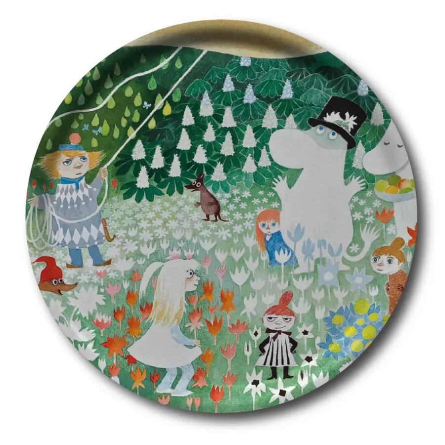 Opto Design Dangerous journey dienblad rond, 31 cm.< Decoratieve Accessoires|Decoratieve Dienbladen