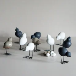 DBKD Swedish Birds paasdecoratie 2-pack, Black< Paasdecoratie