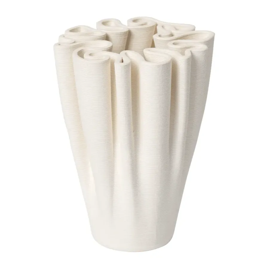 Ferm Living Dedali vaas 11 cm, Off-white< Vazen
