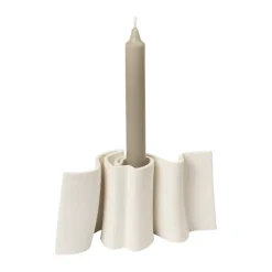 Ferm Living Dedali kandelaar, Off-white< Kandelaars