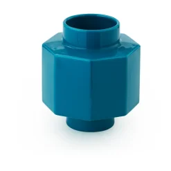 Normann Copenhagen Deko Object H5 Hexagon vaas, Petrol Blue< Vazen