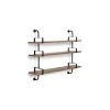 GUBI Demon Wandplank 3 verdiepingen, walnut, 155 cm< Planken & Planksystemen
