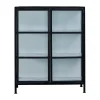 Lene Bjerre Depot vitrinekast 90x40x110 cm, Black-white< Kasten & Vitrines