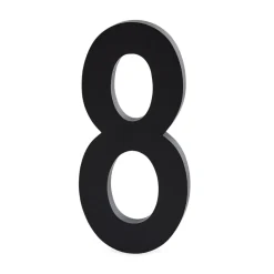 Design Letters cijfers aluminum 100 mm., 8< Decoratieve Accessoires|Kinderkamer Interieuraccessoires