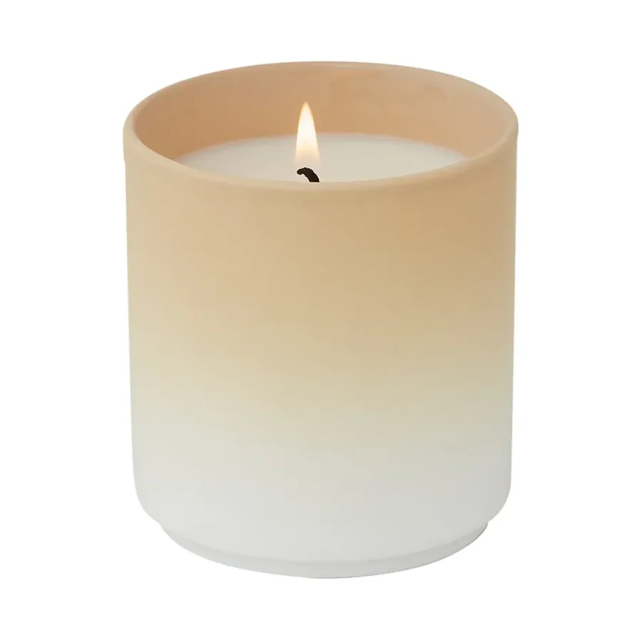 Design Letters dip dye geurkaars Ø8 cm, Beige< Geurkaarsen & Aroma Diffusers