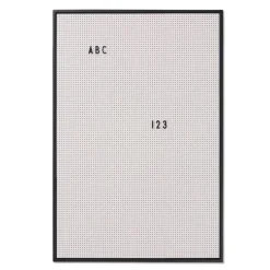 Design Letters letterbord A2, grijs< Prikborden