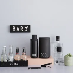 Design Letters letterbord klein, zwart< Prikborden