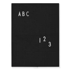 Design Letters letterbord A4, Zwart< Prikborden