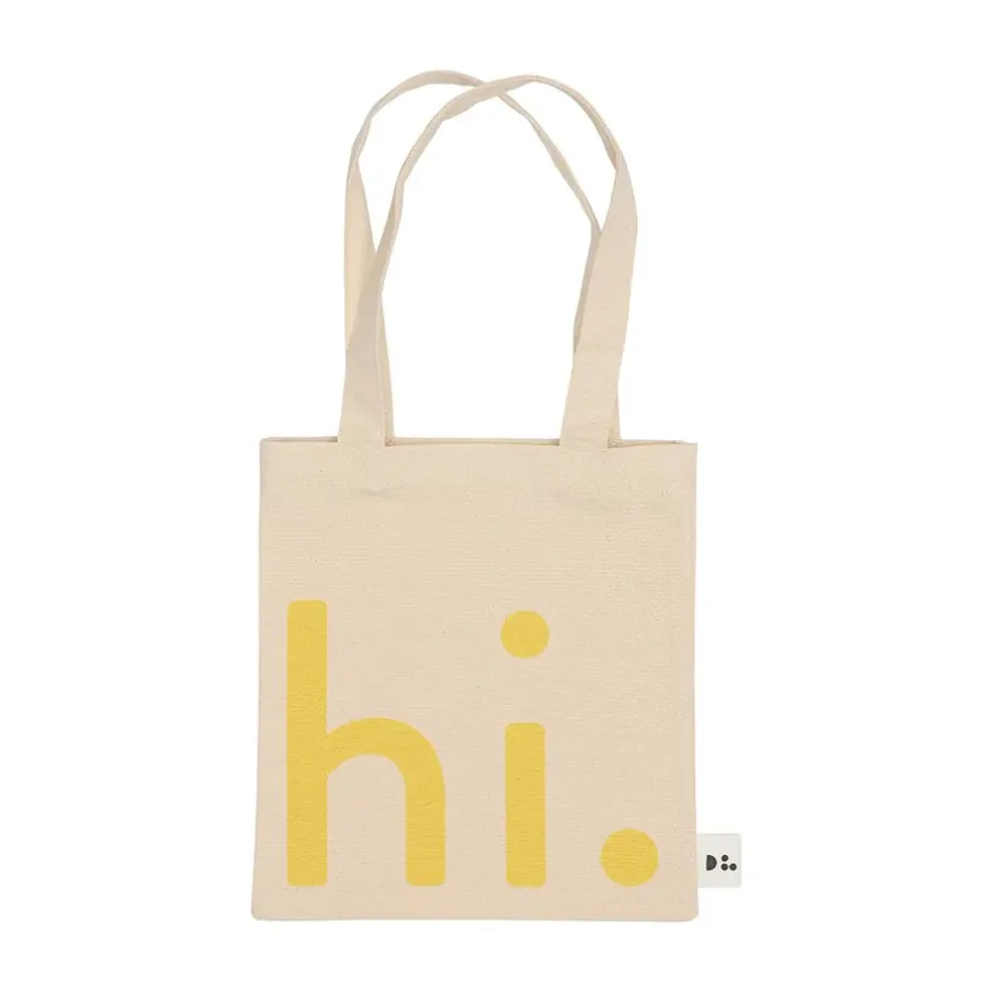 Design Letters Little hi. tas, Yellow< Opbergmanden