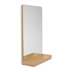 Design Letters Wandspiegel met plank, Beige< Wandspiegels