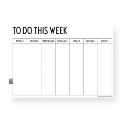 Design Letters weekplanner, A4< Kalenders & Notitieboeken