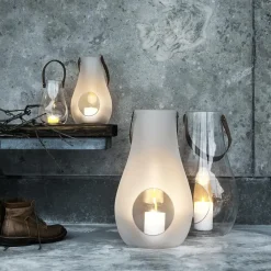 Holmegaard Design With Light lantaarn, 16 cm< Kaarsenhouders & Kaarsenborden