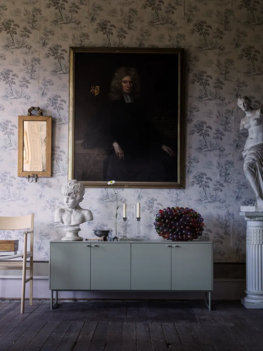 Mavis Deus dressoir 75 cm, Olivgrijs< Ladekasten & Dressoirs