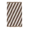 Mette Ditmer Diagonal douchegordijn 150x200 cm, Chocolate< Douchegordijnen