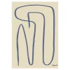 Paper Collective Different Ways poster blauw, 50x70 cm< Posters