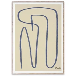 Paper Collective Different Ways poster blauw, 50x70 cm< Posters