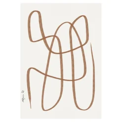 Paper Collective Different Ways poster bruin, 50x70 cm< Posters