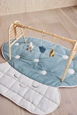 OYOY Dino play speelgoed voor baby gym, Beige-saffron-aqua blue< Kinderkamer Interieuraccessoires|Kinderkamer Interieuraccessoires