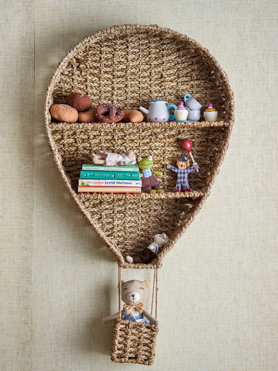 Bloomingville Ditter wandplank 59x105 cm, Natuur< Opbergoplossingen Voor De Kinderkamer