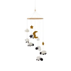 Bloomingville Dolly mobiel 20x75 cm, Wit< Babymobielen|Kinderkamer Interieuraccessoires