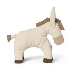 Ferm Living Donkey knuffel, Undyed-dark sand< Kinderkamer Interieuraccessoires|Kinderkamer Interieuraccessoires