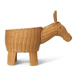 Ferm Living Donkey opbergmand 49x35x66 cm, Natural< Opbergoplossingen Voor De Kinderkamer|Opbergmanden