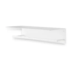 Ferm Living Dora handdoekhanger met legplank, White< Handdoekenrekken & -Ringen