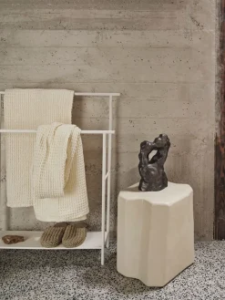 Ferm Living Dora handdoekhanger, White< Handdoekenrekken & -Ringen
