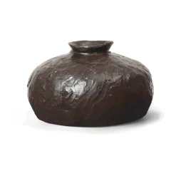 Ferm Living Doro vaas 11 cm, Coffee< Vazen