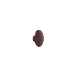 Muuto Dots wandhaak bordeaux, extra klein< Haken & Hangers|Opbergoplossingen Voor De Kinderkamer