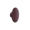 Muuto Dots wandhaak bordeaux, groot< Haken & Hangers|Opbergoplossingen Voor De Kinderkamer
