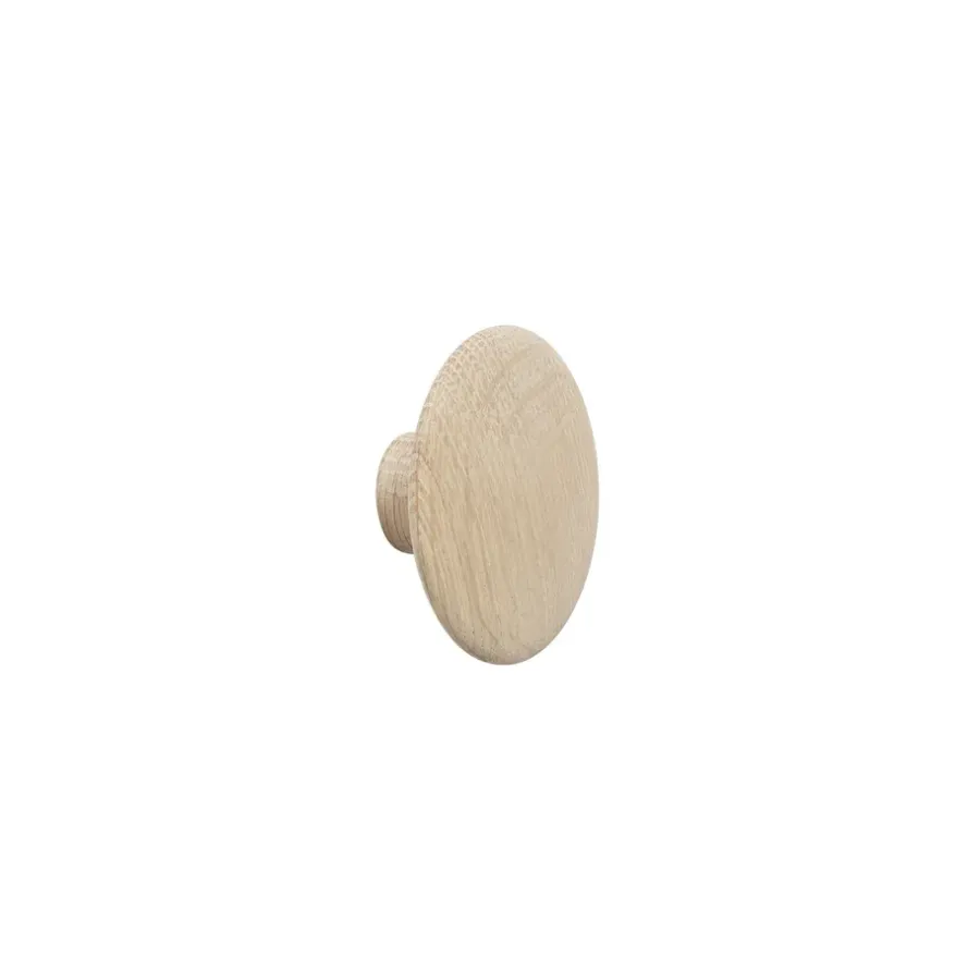 Muuto Dots wandhaak eikenhout, XS< Haken & Hangers|Opbergoplossingen Voor De Kinderkamer