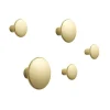 Muuto Dots wandhaak metaal 5-pack, messing< Haken & Hangers|Opbergoplossingen Voor De Kinderkamer