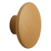 Muuto Dots wood haak burnt orange, Ø6,5 cm< Haken & Hangers