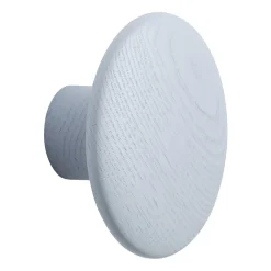 Muuto Dots wood haak light blue, Ø9 cm< Haken & Hangers