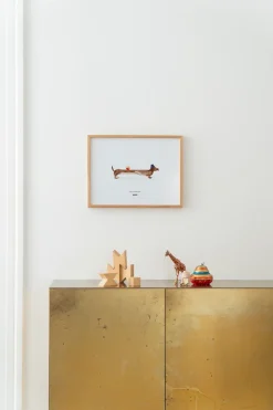 Paper Collective Doug the Dachshund poster, 30x40 cm< Posters|Kinderkamer Interieuraccessoires