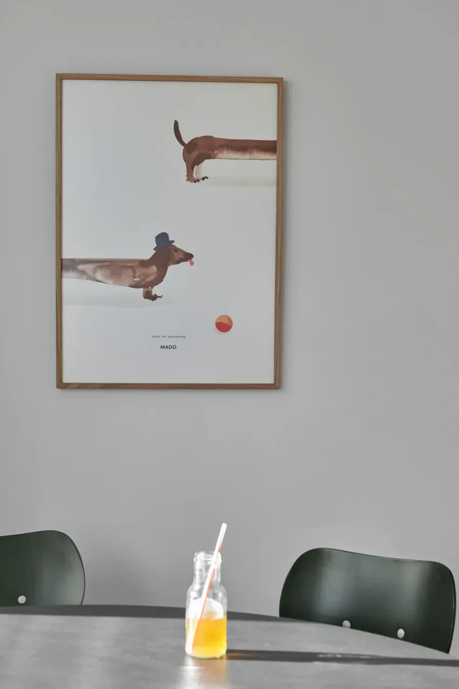 Paper Collective Doug the Dachshund poster, 50x70 cm< Posters|Kinderkamer Interieuraccessoires