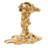 POLSPOTTEN Drip kandelaar S 14 cm, Goud< Kandelaars