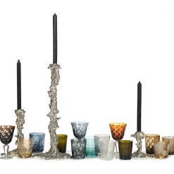 POLSPOTTEN Drip kandelaar S 14 cm, Zilver< Kandelaars