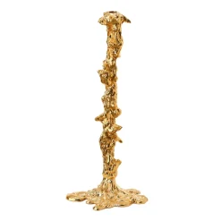 POLSPOTTEN Drip kandelaar XXL 50 cm, Goud< Kandelaars