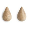 Normann Copenhagen Dropit haak, hout groot< Haken & Hangers
