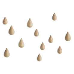 Normann Copenhagen Dropit haak, hout groot< Haken & Hangers