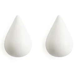 Normann Copenhagen Dropit haak, wit groot< Haken & Hangers