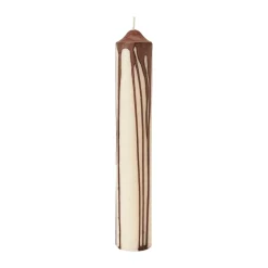 Ferm Living Dryp blokkaars, Dark Chocolate, 30 cm< Kaarsen
